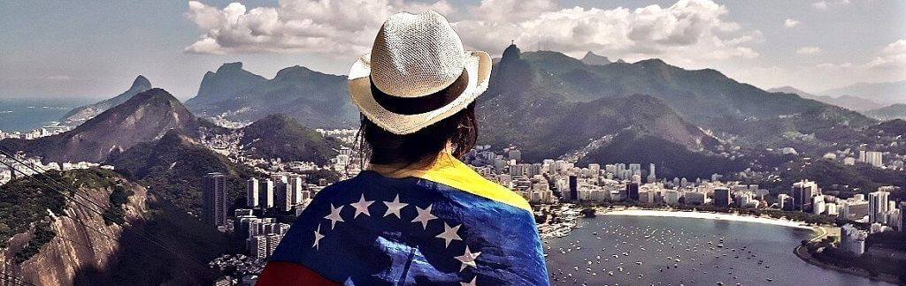 Marioly en Brasil, vista desde Pan de azúcar, Rio de Janeiro